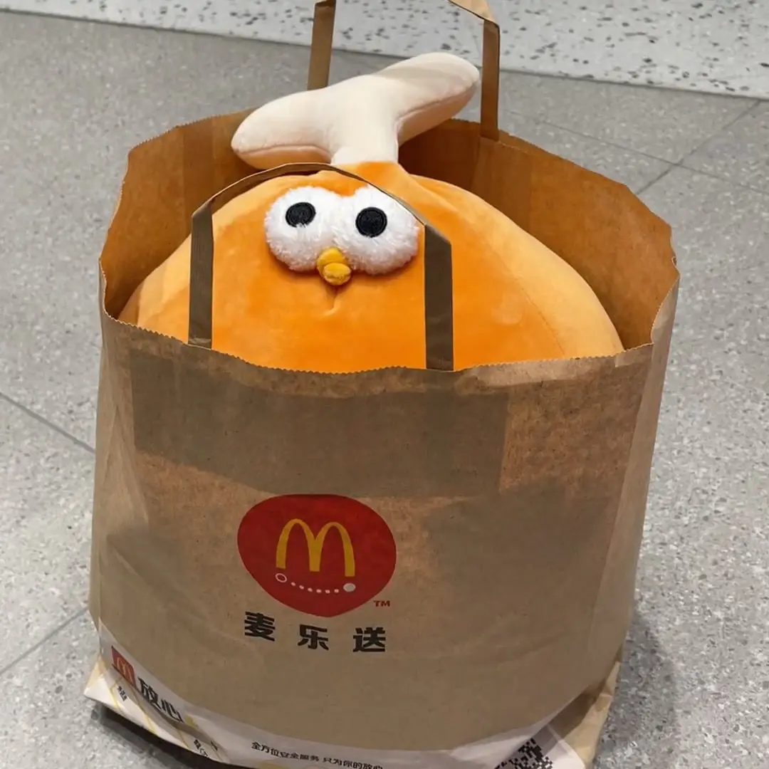 Dundun 낙서 닭 다리 봉제 베개, 매우 부드러운 박제 동물 수탉 수면 봉제, 어린이 생일 장난감 선물