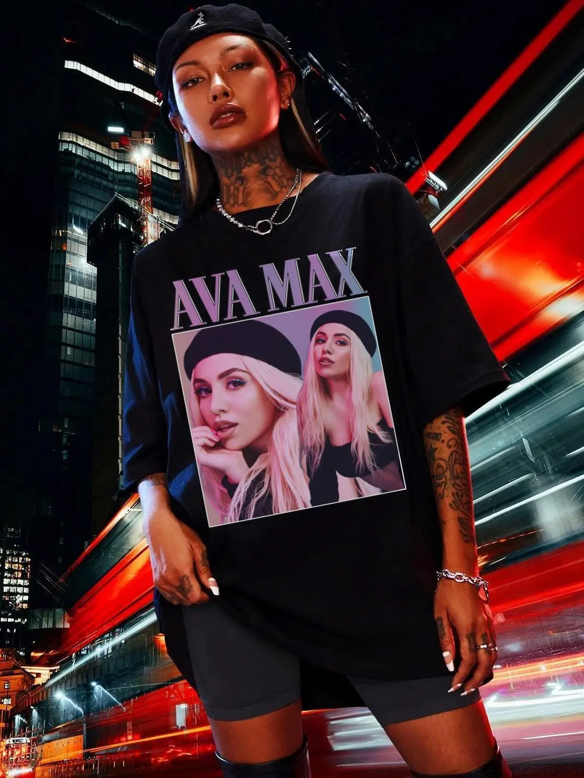 Фото Винтажная футболка унисекс Ava Max №1
