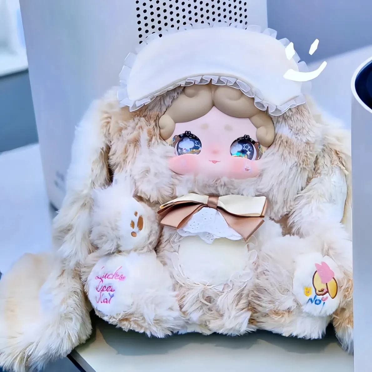 New Lucky Deer Nai Sweet Tea Bunny 600% Big Doll Blind Box Quicksand Eyeball Detail Embroider The Best Gift