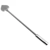 32CM Heart-Shaped Riding Crop Stainless Steel Horse whip，Spike Pain Paddle, Bendable Spank Paddle 6