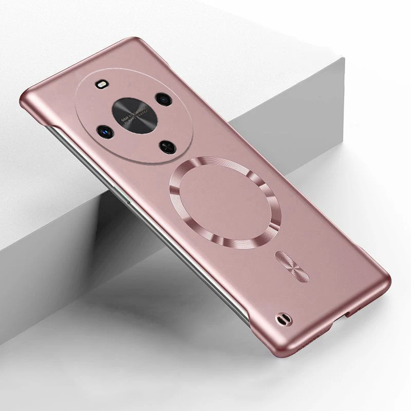 Ultradünne metallische rahmenlose magnetische Handyhülle für Honor X9C 300 200 100 90 70 50 Pro Magic 6 7 Lite Matte stoßfeste Abdeckung – Detail 12