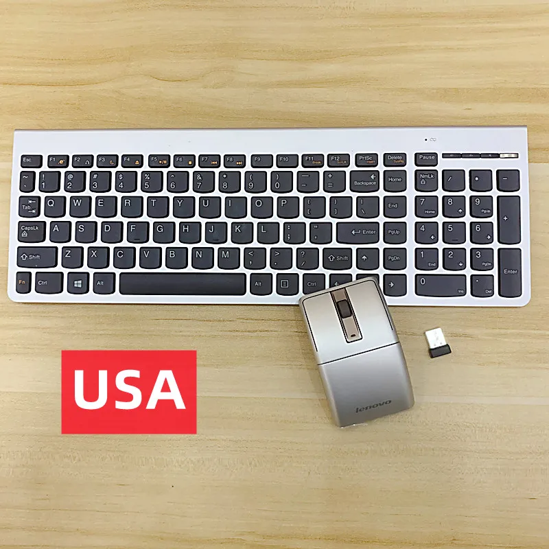 Lenovo SK8861 Wireless Keyboard and Mouse Japan UK Spain Arabic