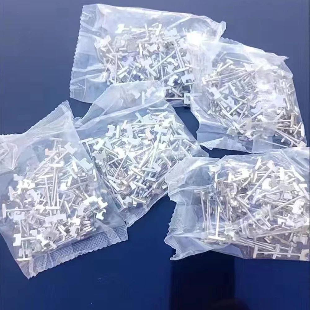 Tile Leveling Tools 200pcs Tile Leveling System Replace Steel Needle Ceramic Tile Leveling Device Leveler Adjuster 0.9/1.5mm Construction Tools