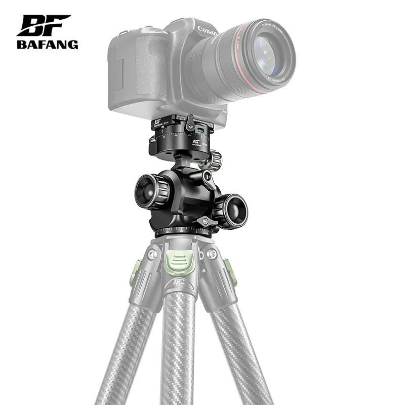 Tripod Ball Head BAFANG BFC-01A 360 Degree Panoramic CNC Metal Camera Geared for DSLR Camcorder