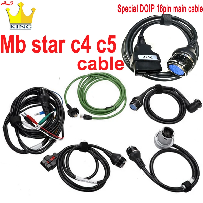 

Кабель MB star C4 plus doip для MB star C4 plus, диагностический инструмент OBD2, 16 контактов, 55, 38 контактов, 14 контактов, кабель OBD LAN для MB star C4, C5