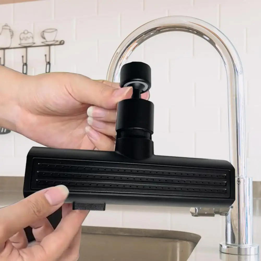 Splashproof Extension Faucet Effortless Installation Splash-proof 360-degree Waterfall Kitchen Faucet with Extension Aerator detergent foam box leak proof soap box dispensing box with sponge holder hand press kitchen soap dispenser box