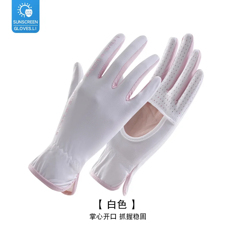 Sun-Protective Breathable Gloves with Touchscreen Fingertips and UV Protection