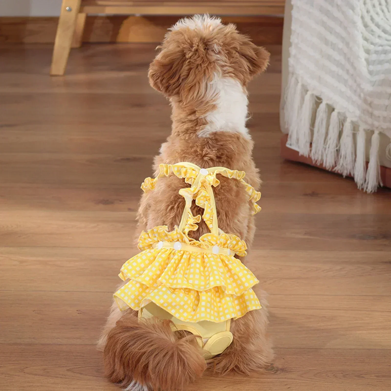 Washable Dog Diapers Reusable Female Dog Diaper Physiological Pants Small Medium Large Dogs Diapers Panties with Suspenders