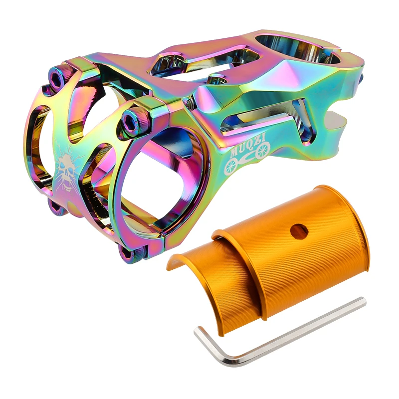 自転車ハンドルバー用MUQZI-MTBステム,50mm, 0度,70mm -17度