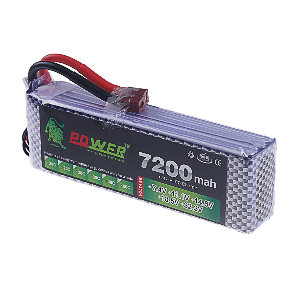 Batterie Drone LiPo 11.1V 1500-7200mAh XT60/T Plug RC Quadcopter