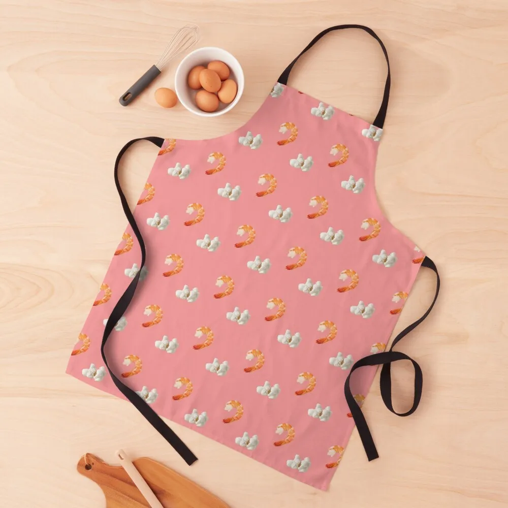 

Popcorn Shrimp Pattern Apron Things For The Kitchen For Man kitchen clothes for men Apron