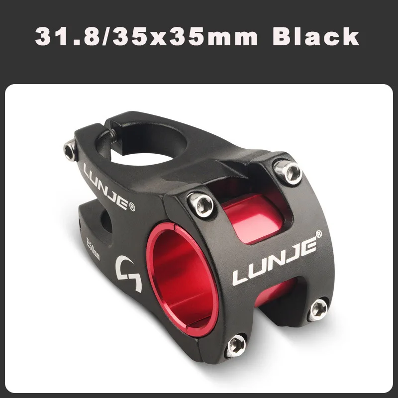 LUNJE 自転車ハンドルバーステムアルミ MTB パワー 31.8