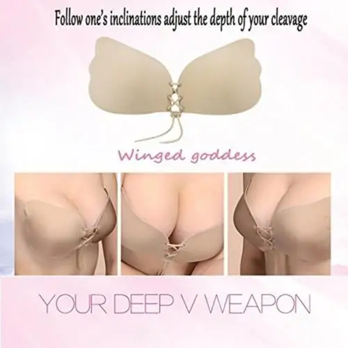 Invisible Strapless Adhesive Stick Bra Strapless Push Up Bras Women Sexy Backless Lingerie Seamless Silicone Bralette Underwear