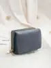 1pc Ladies' Short Wallet Suitable For Work & Business ID Card Credit Card For Christmas Gift For Young Girls Women White-Collar 2