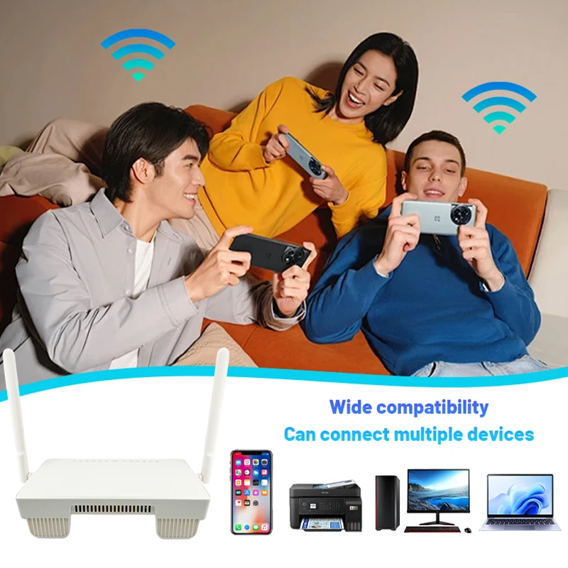New XPON ONU EPON HG8245C ONT Terminal with 4FE+Voice+Wifi English Software Compatibility Style: XPON CHYY