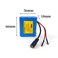 Batterie au lithium rechargeable 12V 8800mAh 3S1P, nouvelle batterie 18650 avec BMS intégré, adaptée aux outils électriques et aux jouets électriques 3