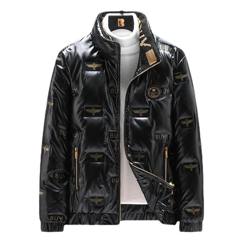 سميكة الرجال أسفل سترة الشتاء 80 الأبيض بطة ريشة ا...