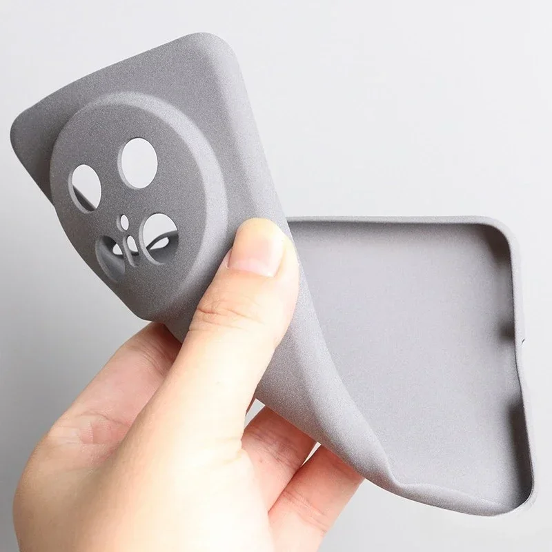 Sandstone Soft TPU Ultra-Thin Matte Silicone Lens Protection Phone Case