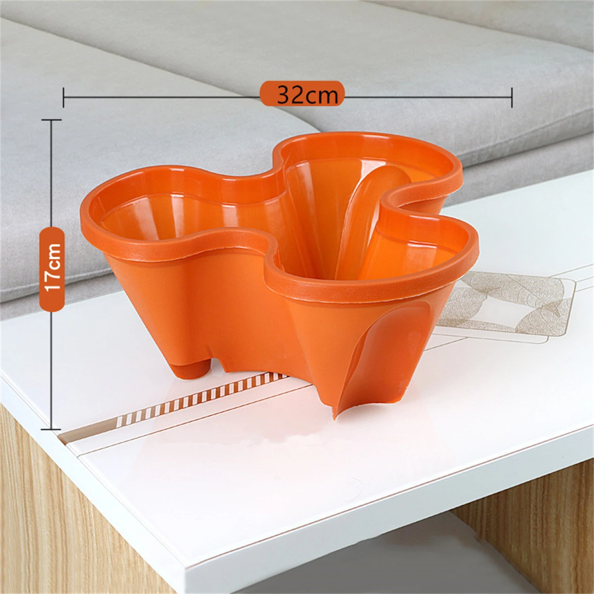 2Pcs 3-Petals Pot#3