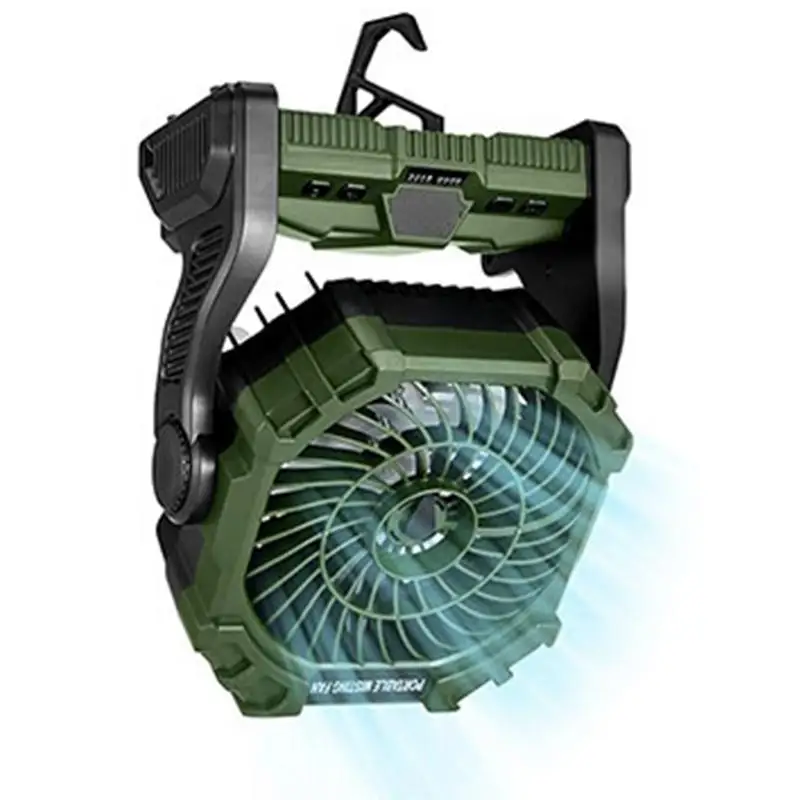 

Портативный походный вентилятор, перезаряжаемый со стандартным охлаждением, для путешествий, вентиляторы для наружного применения, энергосберегающие уличные вентиляторы для