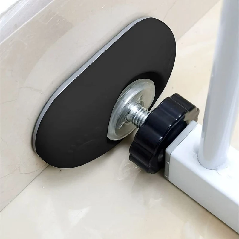4Pcs Door Fence Wall Protector Baby Safety Door Wall Protector No Drilling Required Children's Window Guardrail Fixing Pad