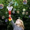Disney New Cartoon Minnie Bubble Machine Electric Bubble Stick Toy Mickey Mouse Boys Girls Party Children Toys Birthday Gift 1