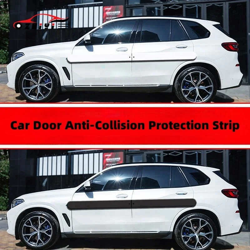 100cmx10cmx3.5cm auto dveře ochránce tělo strana ostří anti-collision magnetický svléknout se parkovací partie škrábat ochrana blok auto nálepky