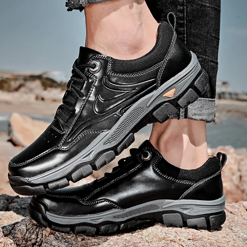 Freizeitschuhe für Herren, Herren-Turnschuhe, Laufschuhe, Wanderschuhe, leicht, Sport, Outdoor, Slip, bequem
_voghion.com