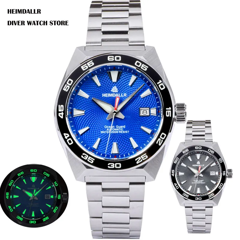 Heimdallr Monster GS Diver Men's Watch 43mm Blue Dial Sapphire