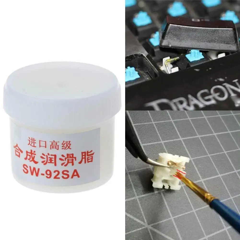 Grasso Sintetico SW-92SA Fusser Per Tastiere, Ingranaggi E Cuscinetti - Lubrificante In Vaso Da 4 Cm, Ideale Per Apparecchiature Meccaniche