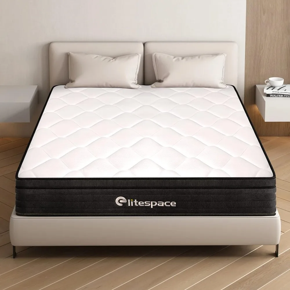 

King Size Mattress,12 Inch Hybrid Mattress in a Box with Gel Memory Foam,Individually Wrapped Pocket Coils Innerspring