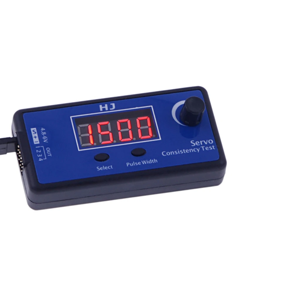 

DC 5-6V Digital Servo Tester/ESC Consistency Tester for FPV RC Helicopter Airplane Car Servo Tester Tool PPM Signal Test