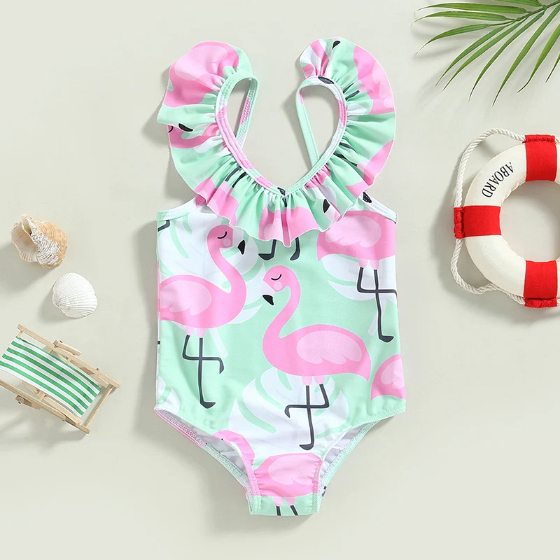 Toddler Kids Baby Girls Swimwear Swimsuit Summer Holiday Bathing Suits children swimwear