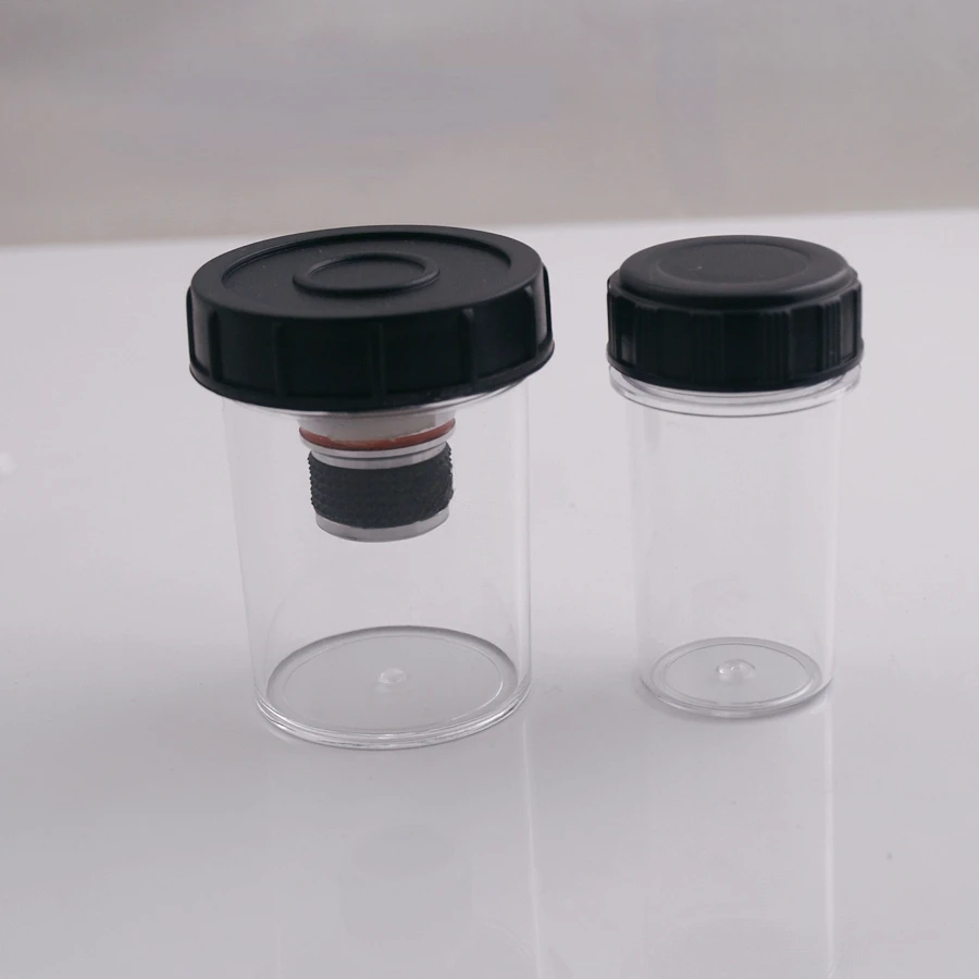 Lens Box for Mitutoyo Olympus Microscope Objective Lenses RMS M25 M26 M27 M35 Thread Plastic Dust Proof Storage Box 2pcs