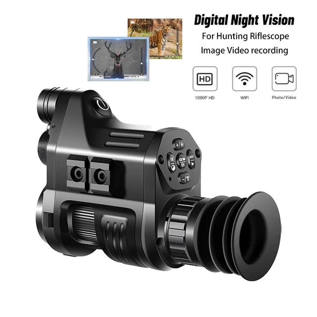 Mira de visión nocturna Digital 1080P HD, cámara WiFi, videocámara