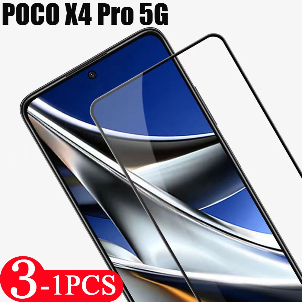 

3/2/1 шт. закаленное стекло для Xiaomi Poco X4 GT защитная пленка M5 M5s M4 M3 M2 pro 5G C40 C31 F4 F3 F2 X3 NFC X2 защита для экрана