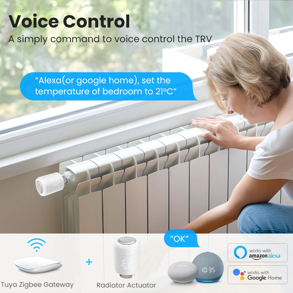 Рисунок 4 - Привод радиатора AVATTO Tuya ZigBee3.0 TRV