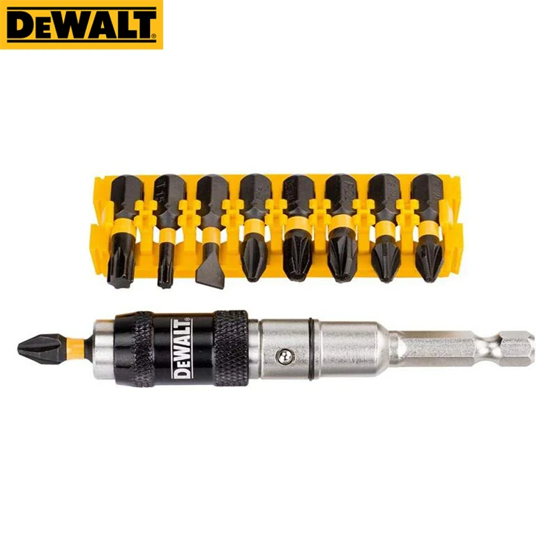 

DEWALT DT70518 Set of 10 Pieces with Pivotal Insert Holder Strong Magnetic Corner Connecting Rod Extended FlexTorq Zone