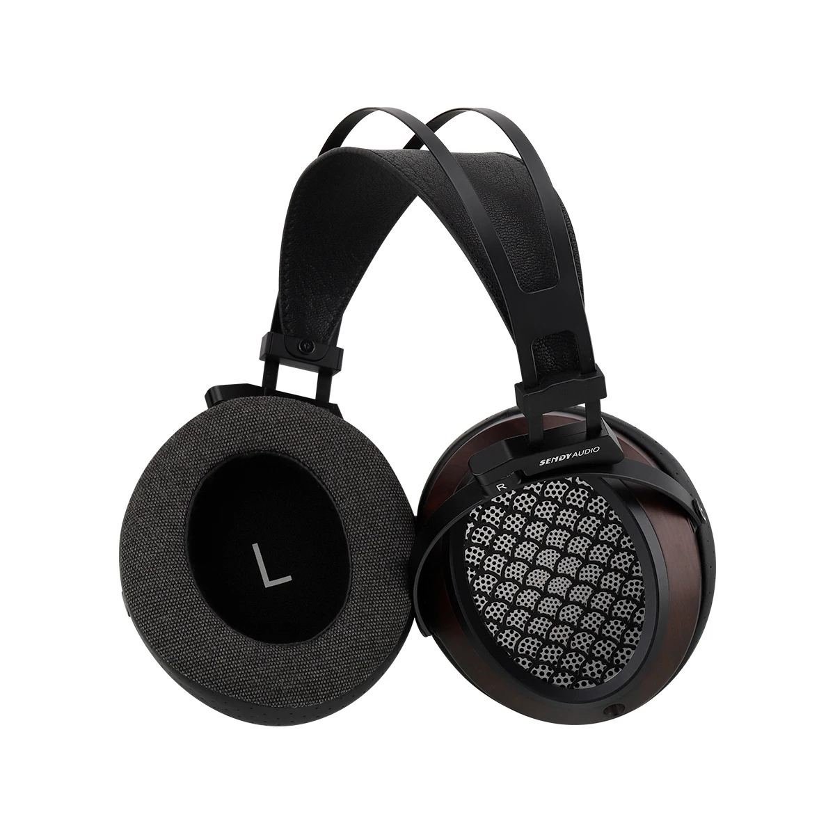 Sendy Audio Aiva 2 HIFI Planar Magnetic Driver Open-back Over-ear Wood Headphone 4.4mm Balanced Headset 3