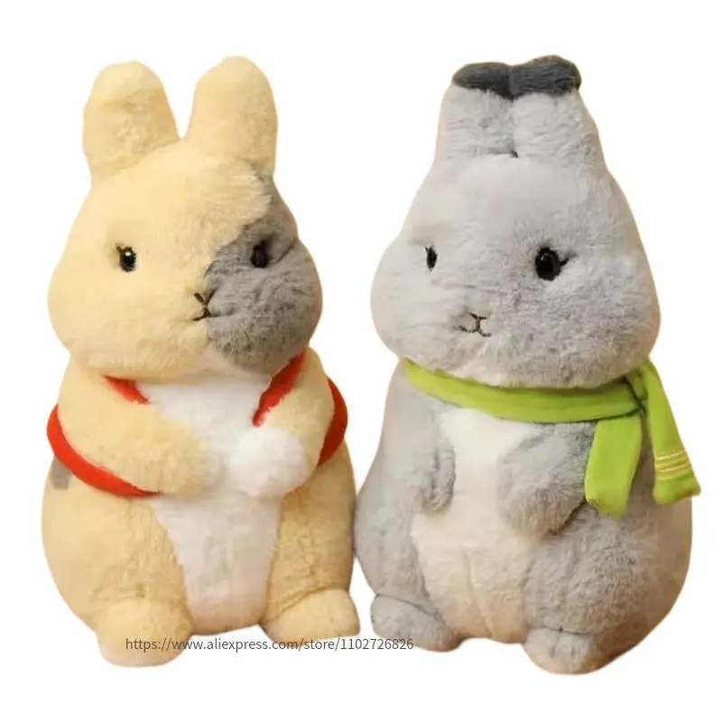 

30cm Timothy Team Cute Rabbit Doll Timothy Squishy Bunny Plushy Hugging Toy Gray Stuffed Animals Sweet Bunny Toy Kids Girl Gift