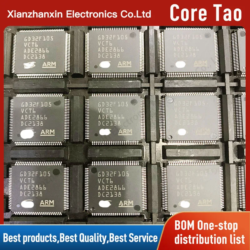 

Одночиповый микроконтроллер GD32F105VCT6 VCT6 LQFP100 MCU, 1 шт./лот