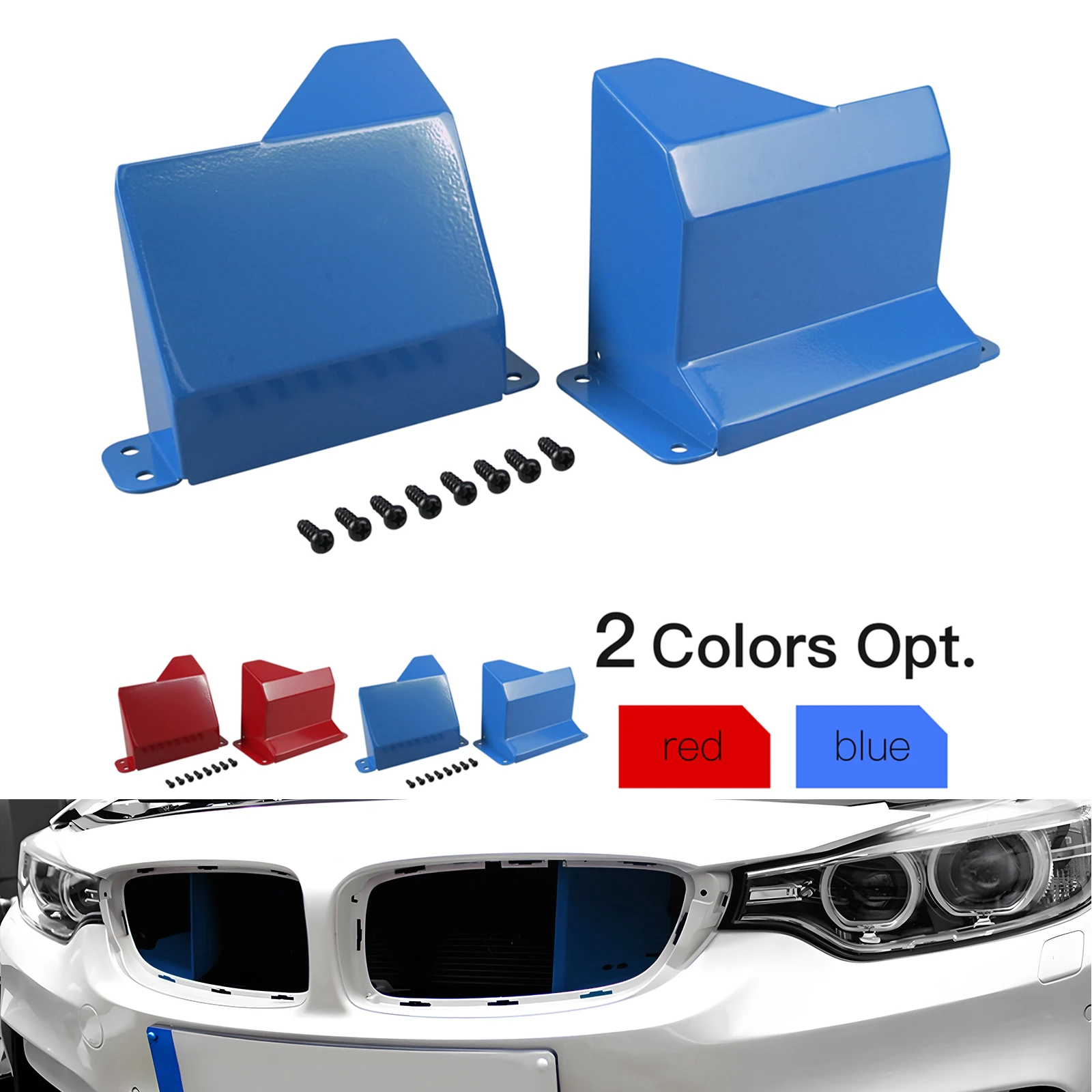 BEVINSEE Air Intake Scoops for BMW F20 F30 F32 120i 320i 328i 330i 335i 340i 420i 428i 430i 435i 440i N20 N55 B48 B58