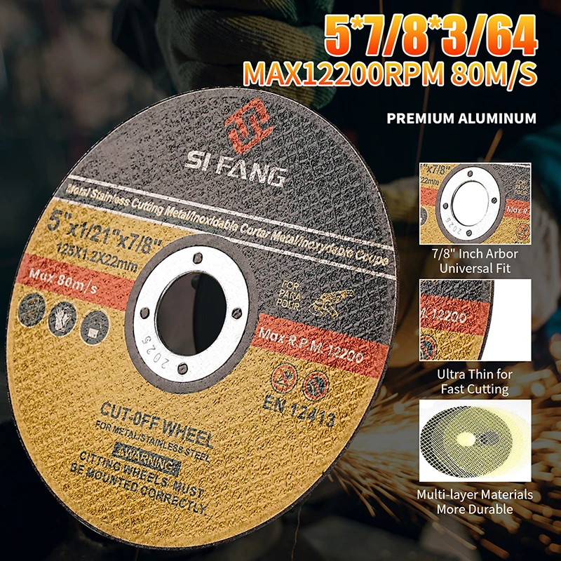 Cutting Disc 125mm Circular Resin Saw Blade Grinding Wheel 5