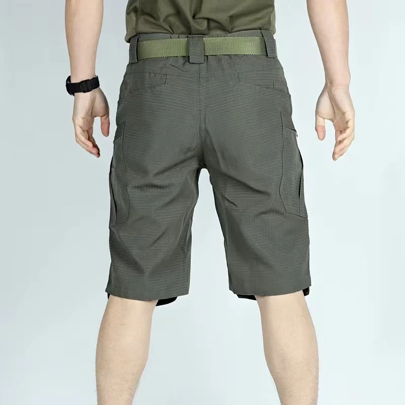 Men M-6XL Ripstop Outdoor Cargo Tactical Shorts Summer Waterproof Urban Trekking Camping Hiking Climbing