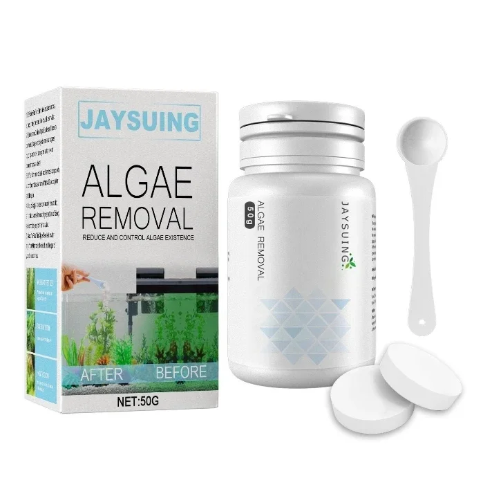 50g Aquarium Water Purifying Algae Fish Tank Cleaning Biological Effective Control Water Algaecide Home Aquarium Odor Remove