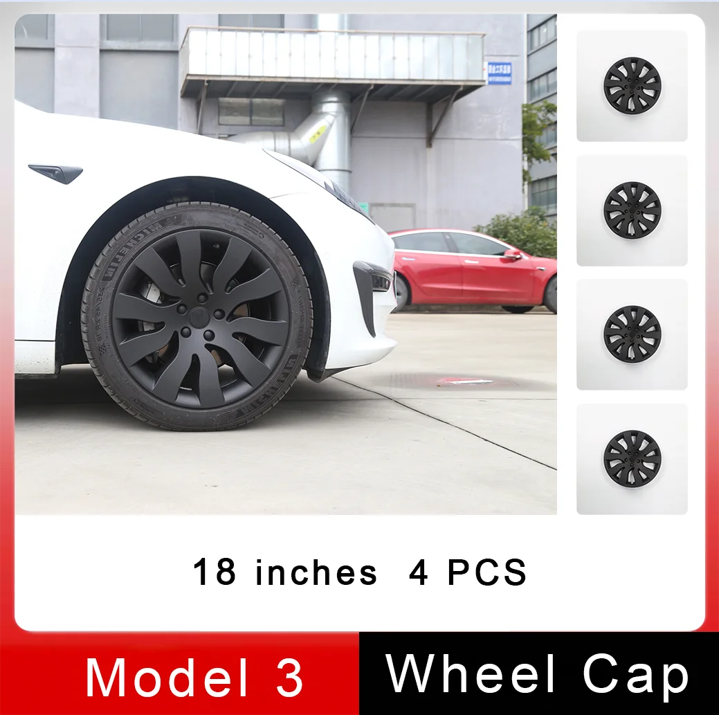 

Колпачки для концентратора Tesla Model 3, колпачки для концентратора 18 дюймов ABS, черные, серые колпачки для концентратора под заказ, защитные обо...