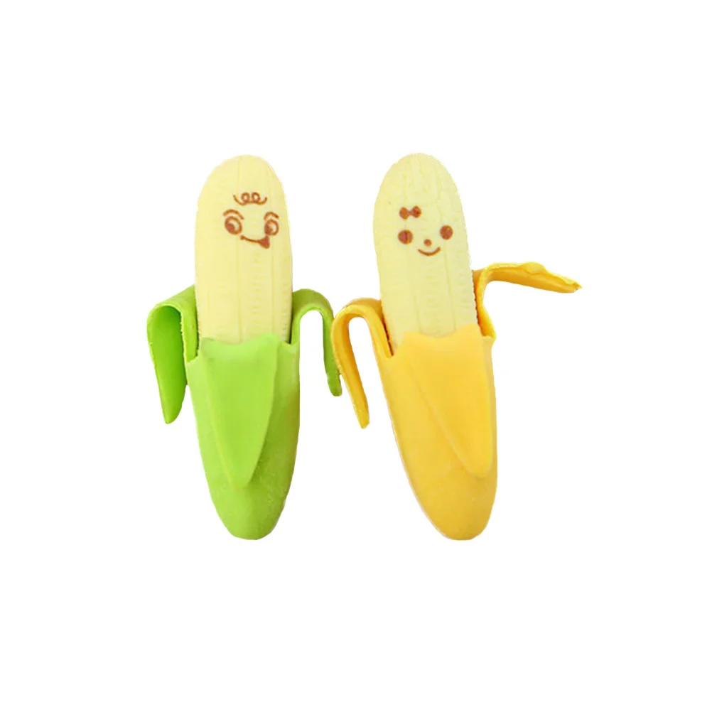 

20pcs Funny Novelty Banana Pencil Eraser Rubber Stationery Kid Gift Toy