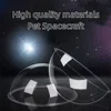 Half Sphere  Transparent Acrylic Hemisphere Cover Clear Organic Glass Cat Nest Hollow Plastic Ball 3