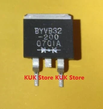 

Real Original 100% NEW BYVB32-200 BYVB32 -200 BYVB32-200HE3/81 D2PAK 10PCS ~ 50PCS