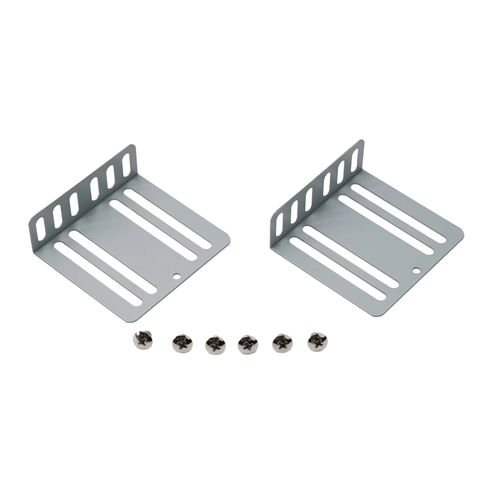 

Installation Kit Car Radio Metal Mounting Accessory Universal 70x75x24mm 8 Screws Accessories Holder Support Silver